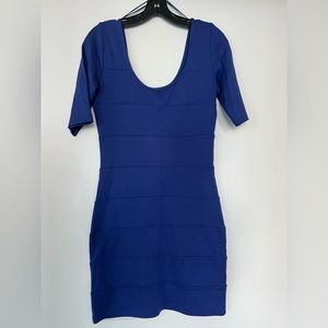 H&M dress in trendy blue